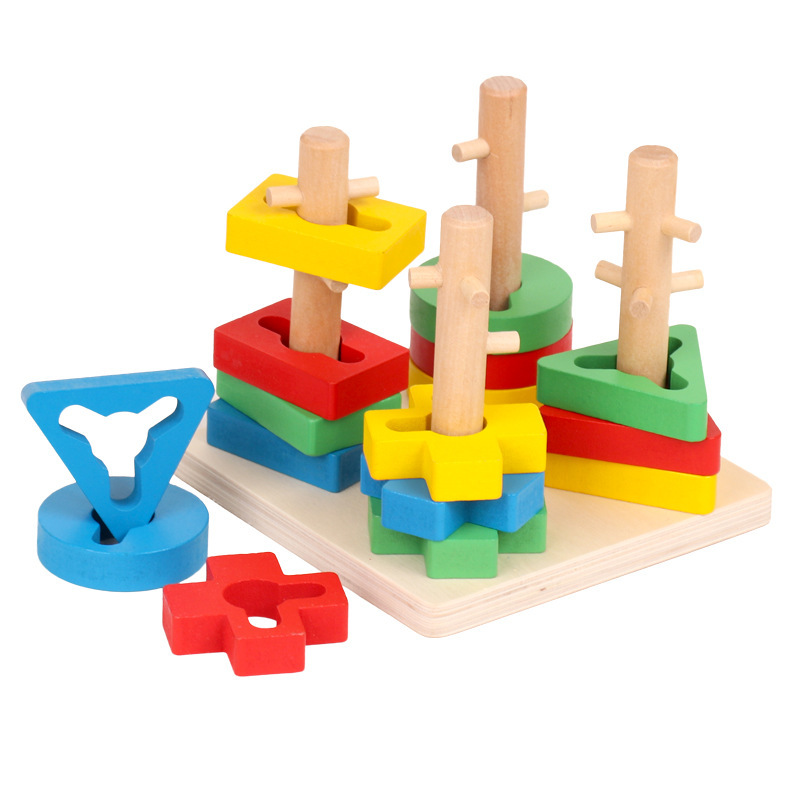 Едукативна играчка за деца – дрвена сортирачка игра - Image 2