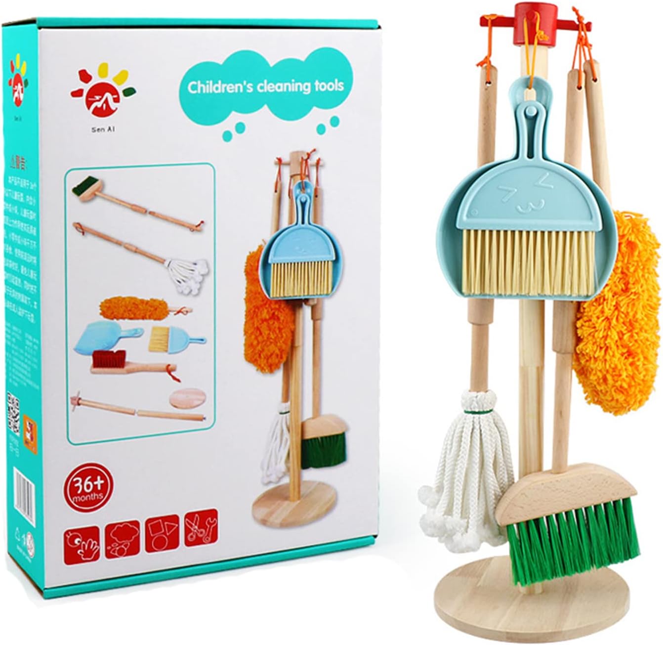 Детски сет за чистење TOYARTSY со организатор - Image 2
