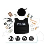 drven policiski komplet so elek kapa i dodatoci