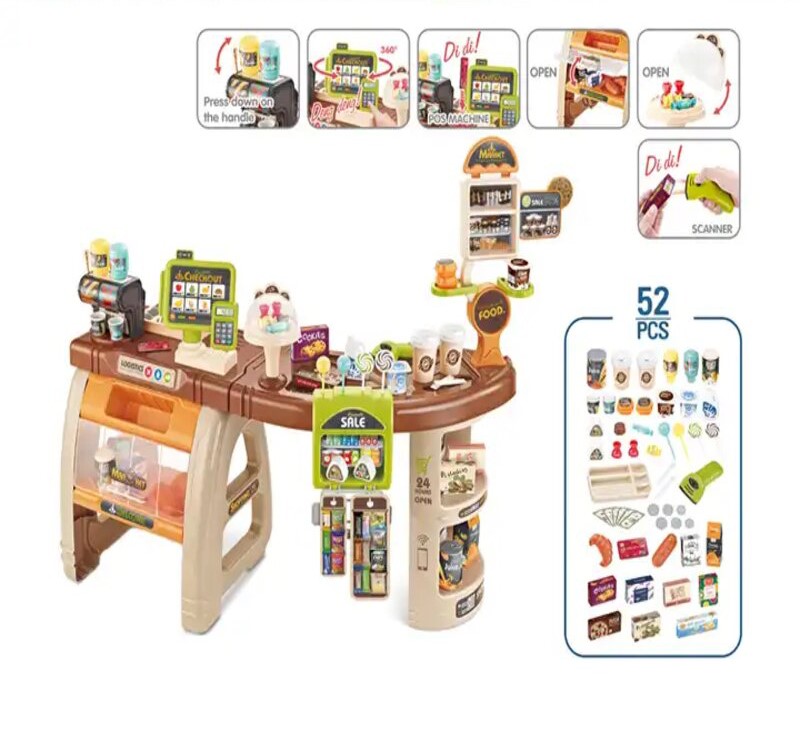 Детска каса со количка DaDi – модел DD328854 - Image 3