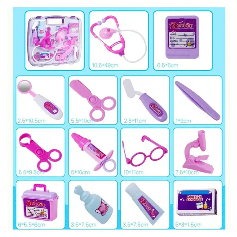 Детски докторски сет Toy Garden со 14 додатоци - Image 2