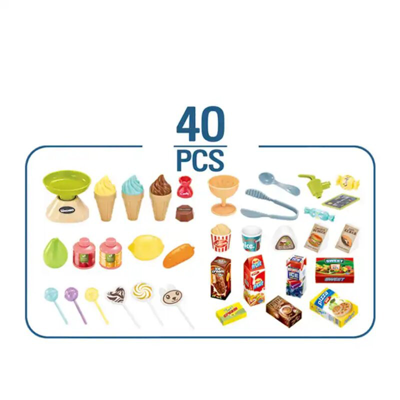 Детски супермаркет со количка Mundo Toys – 40 делови - Image 4