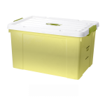 plastichna kutija za skladiranje Centi 55 litri vo kivi boja