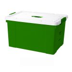 plastichen organizator so zeleno telo i bel kapak