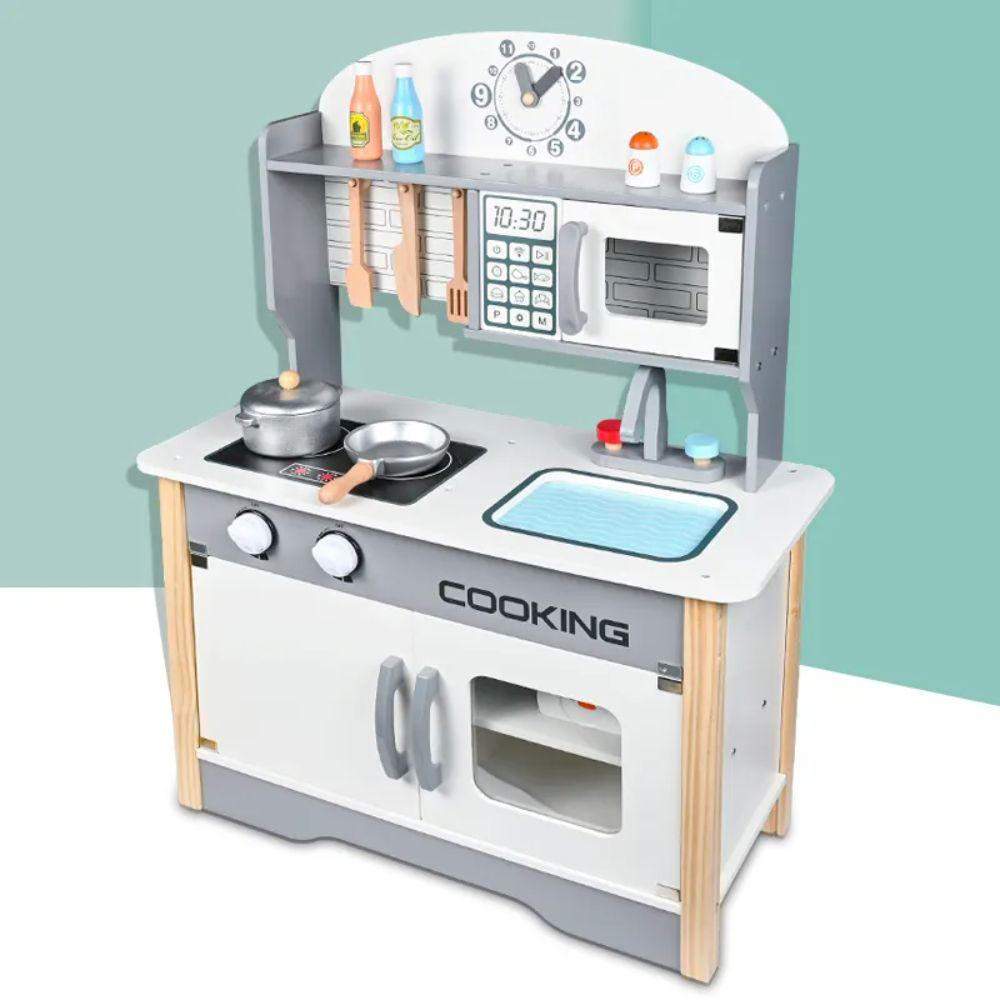 Голема дрвена кујна за деца Little Chef Pro 103,5 cm - Image 2