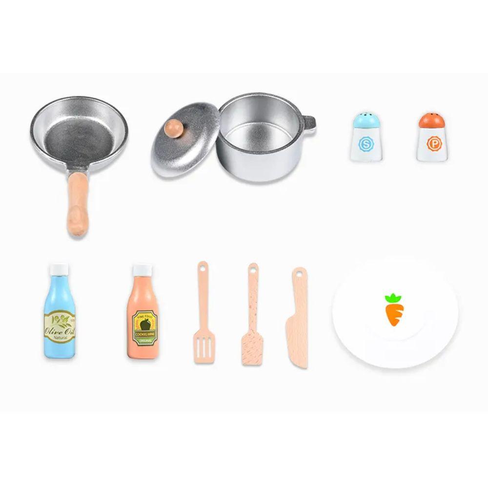 Голема дрвена кујна за деца Little Chef Pro 103,5 cm - Image 5