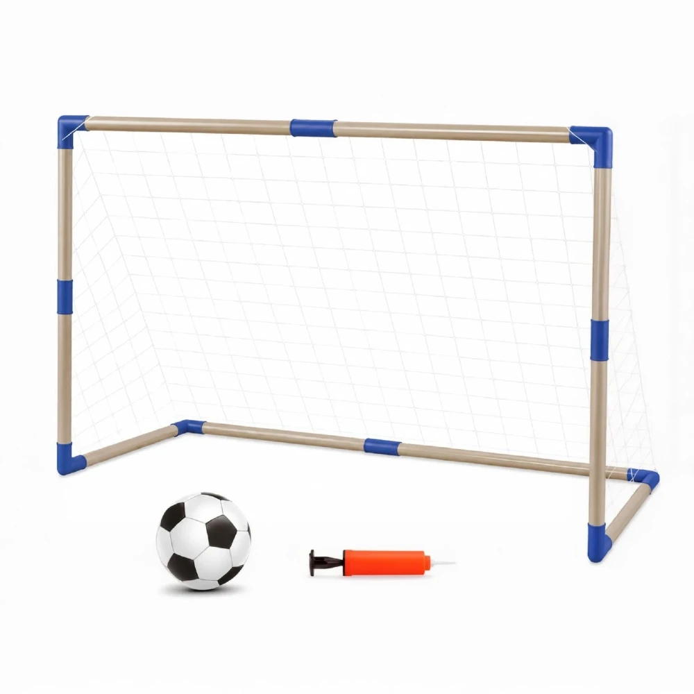 detski fudbalski gol so mrezha topka i pumpa