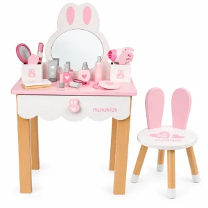 drven set za shminkanje nunukids so 16 delovi