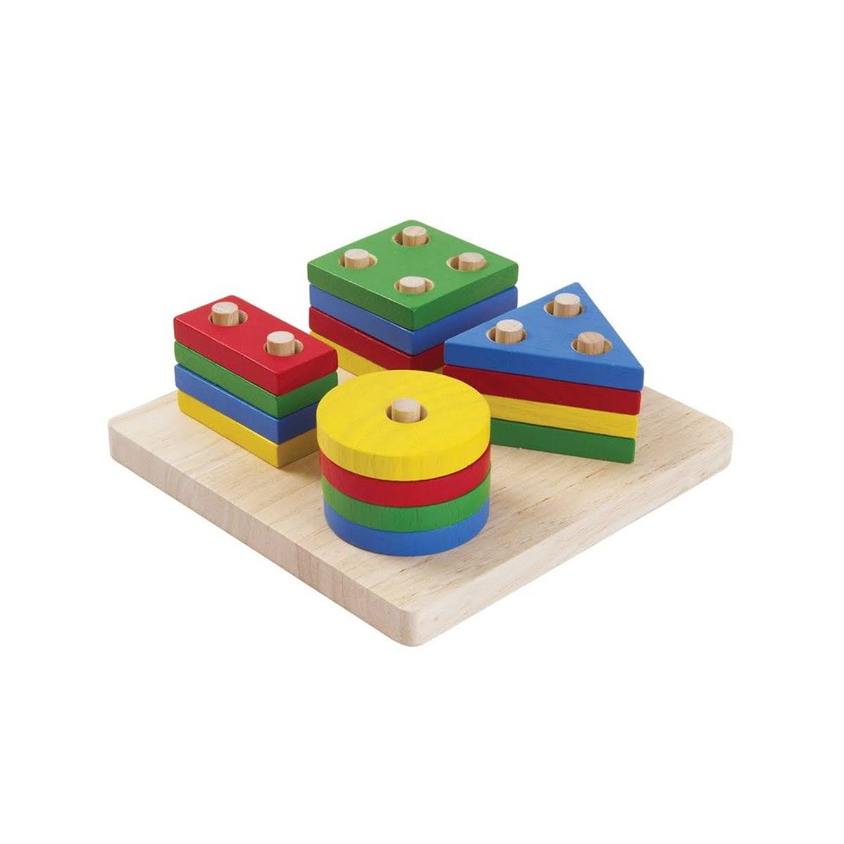 Дрвена игра за сортирање PEBIRA со 20 делови - Image 4