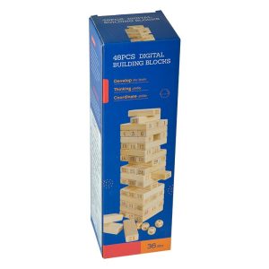 drvena igra so kula so 48 blokovi i 4 kocki