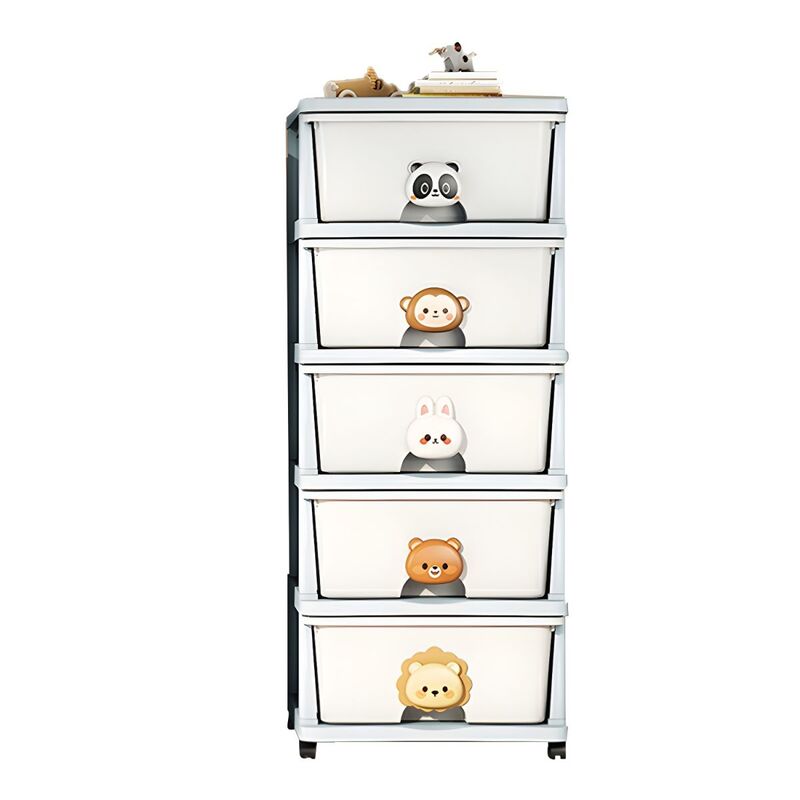 plastichen detski organizator so pet fioki