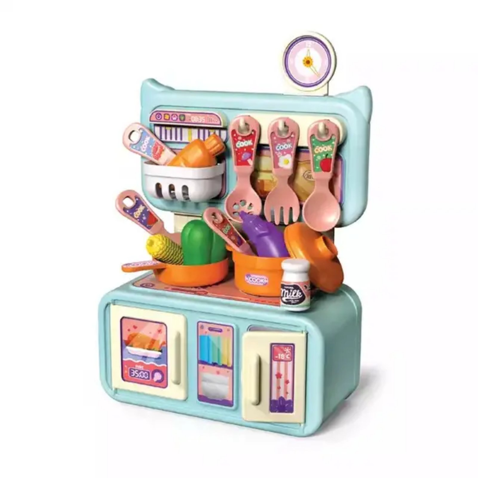 detska kujna so svetlo i zvuk Dream Kitchen so 42 delovi