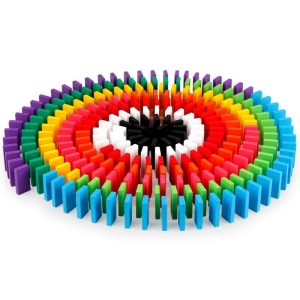 domino za deca so 100 parchinja od drvo