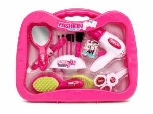 detski frizerski set so 11 delovi i zvuchen fen