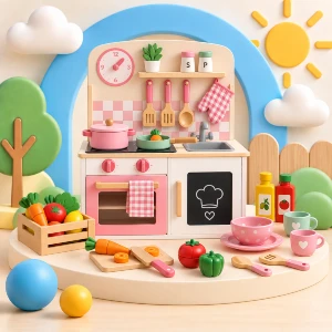 Кујнски играчки за готвење и играње улоги